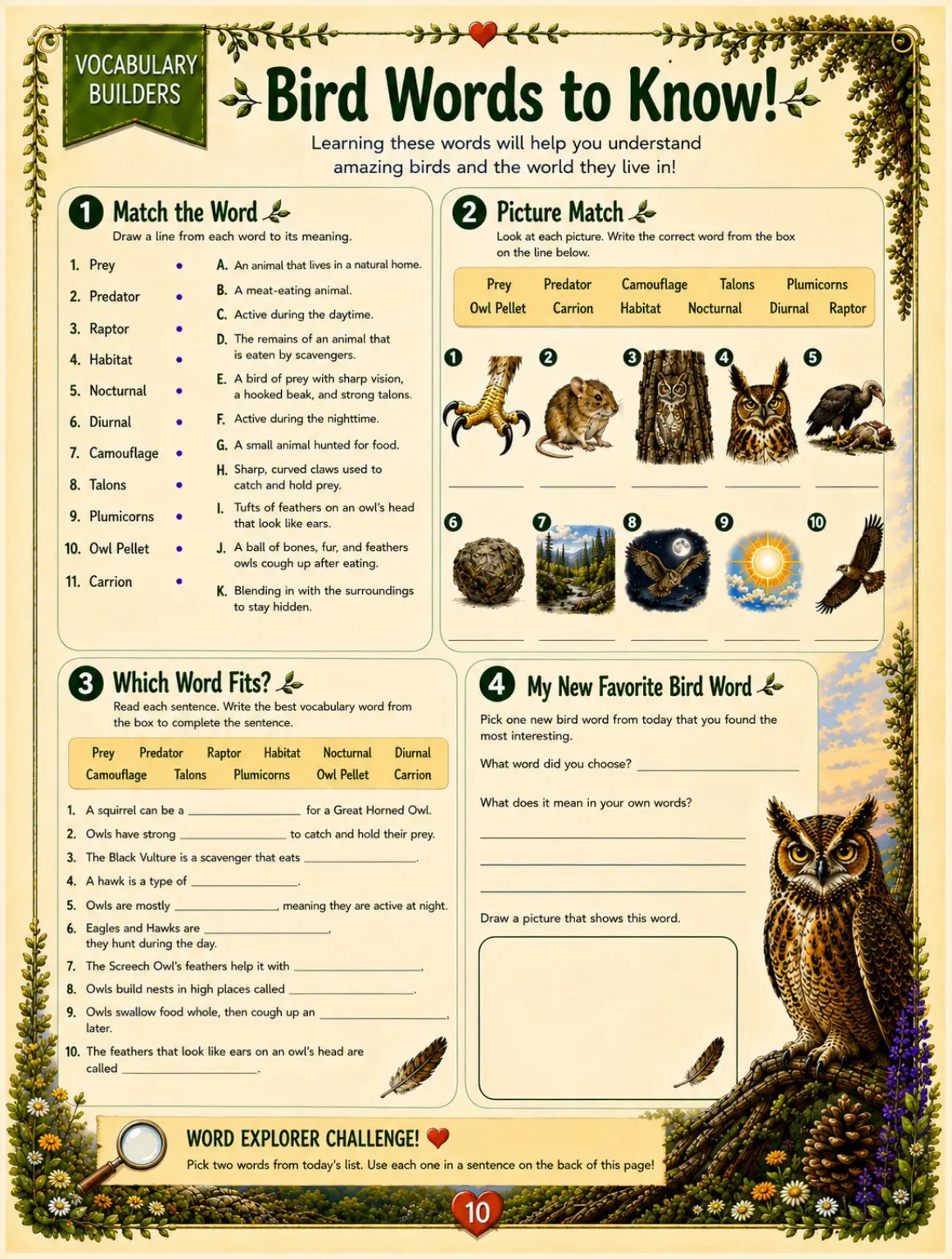 Stinky Owl Teacher & Activity Guide
