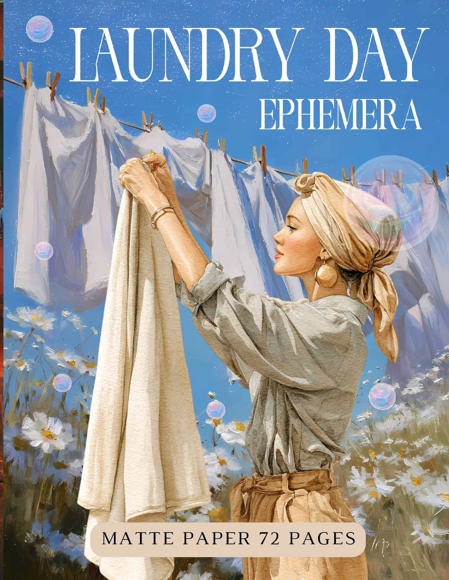 Laundry Day Ephemera Book