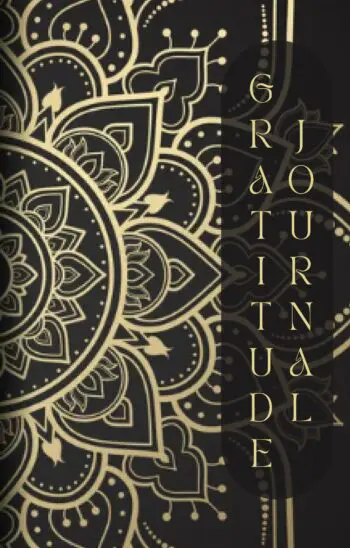 Black & Gold Lotus - Daily Gratitude Journal