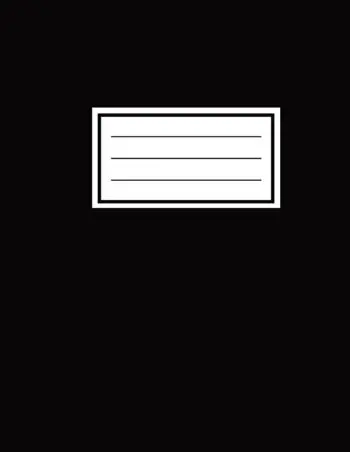 Notebook - 18 Lines Per Page - Black