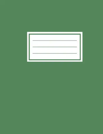 Notebook - 20 Lines Per Page - Fern