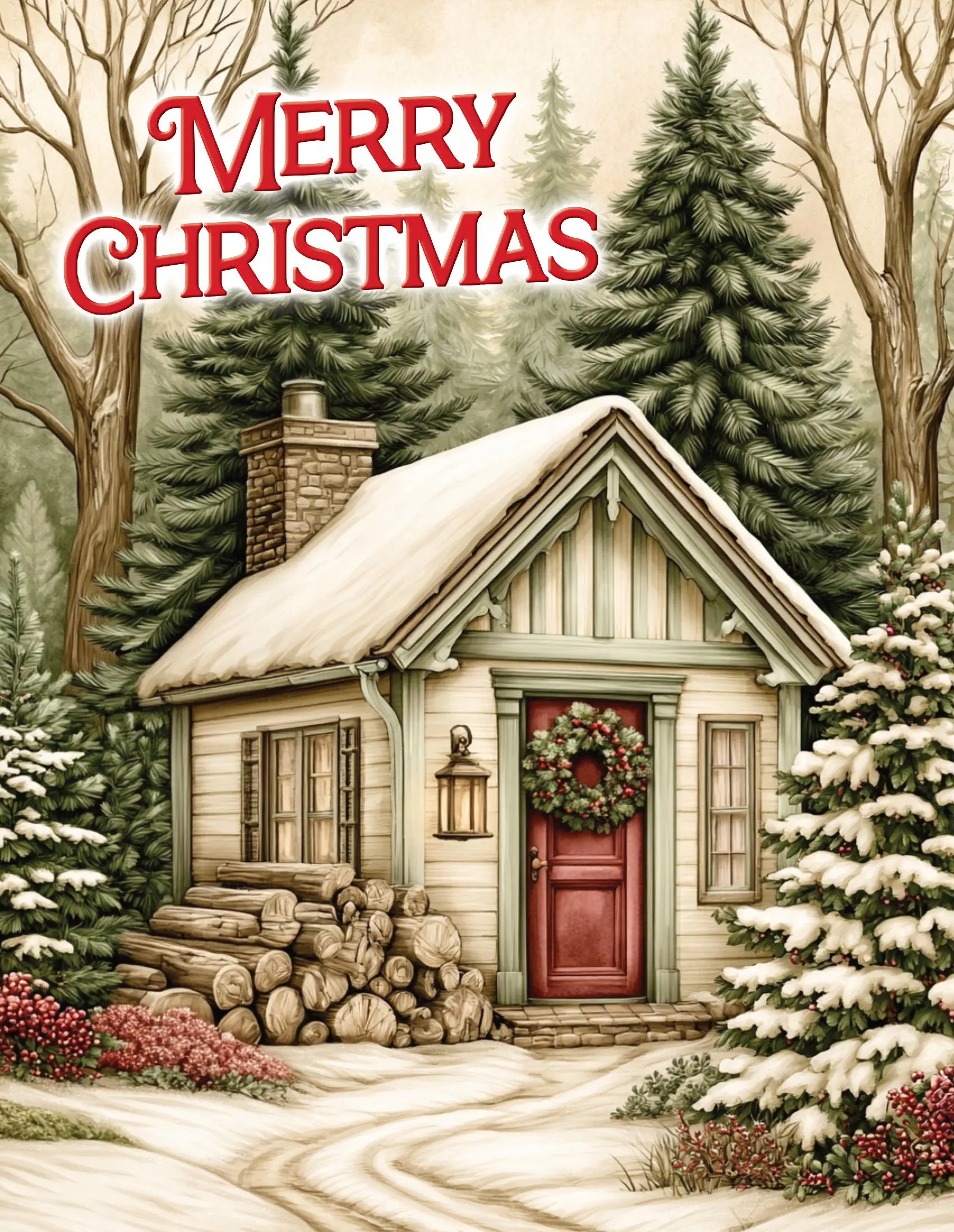 Notebook - 17 Lines Per Page - Christmas