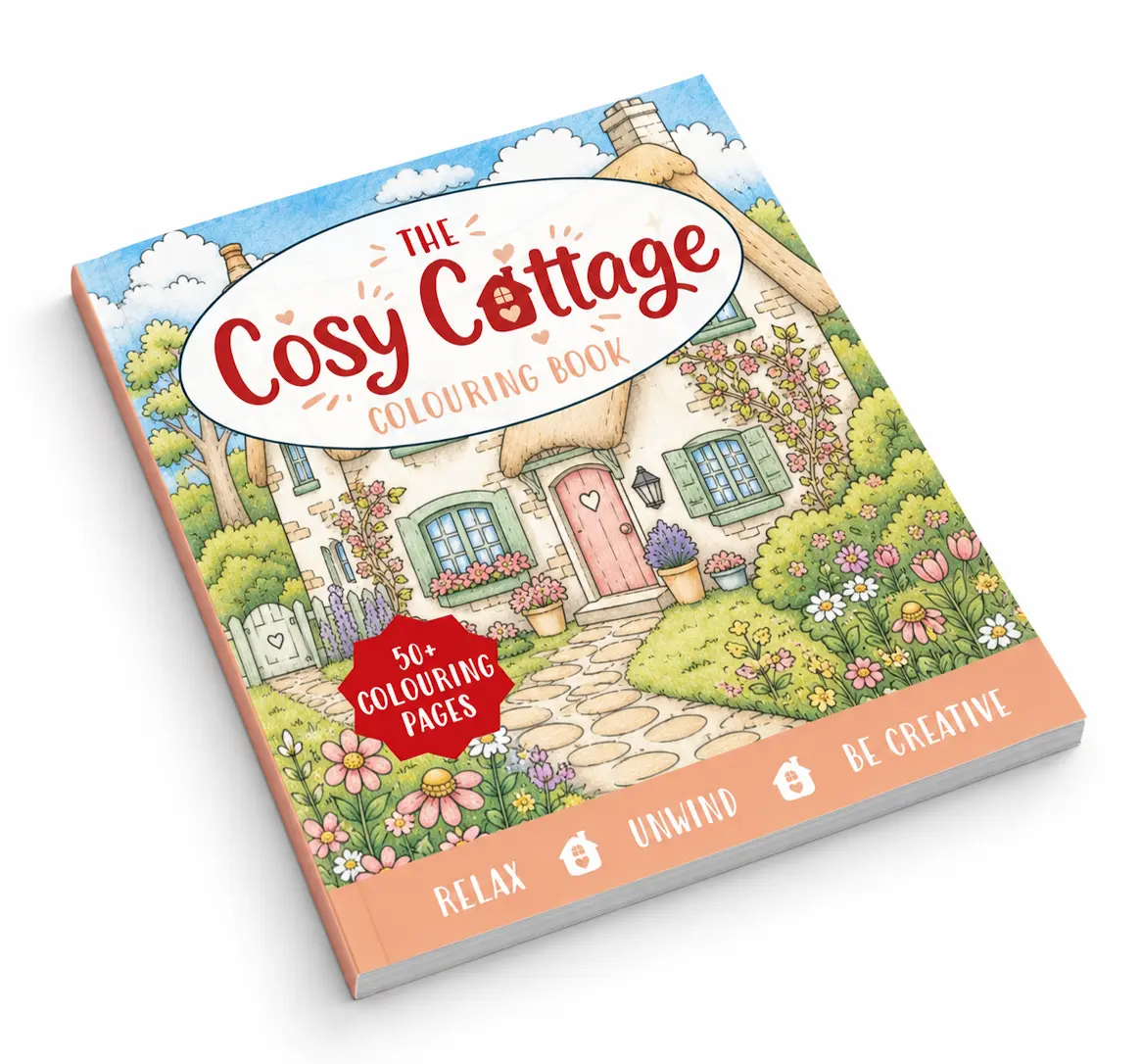 Cosy Cottage Colouring Book
