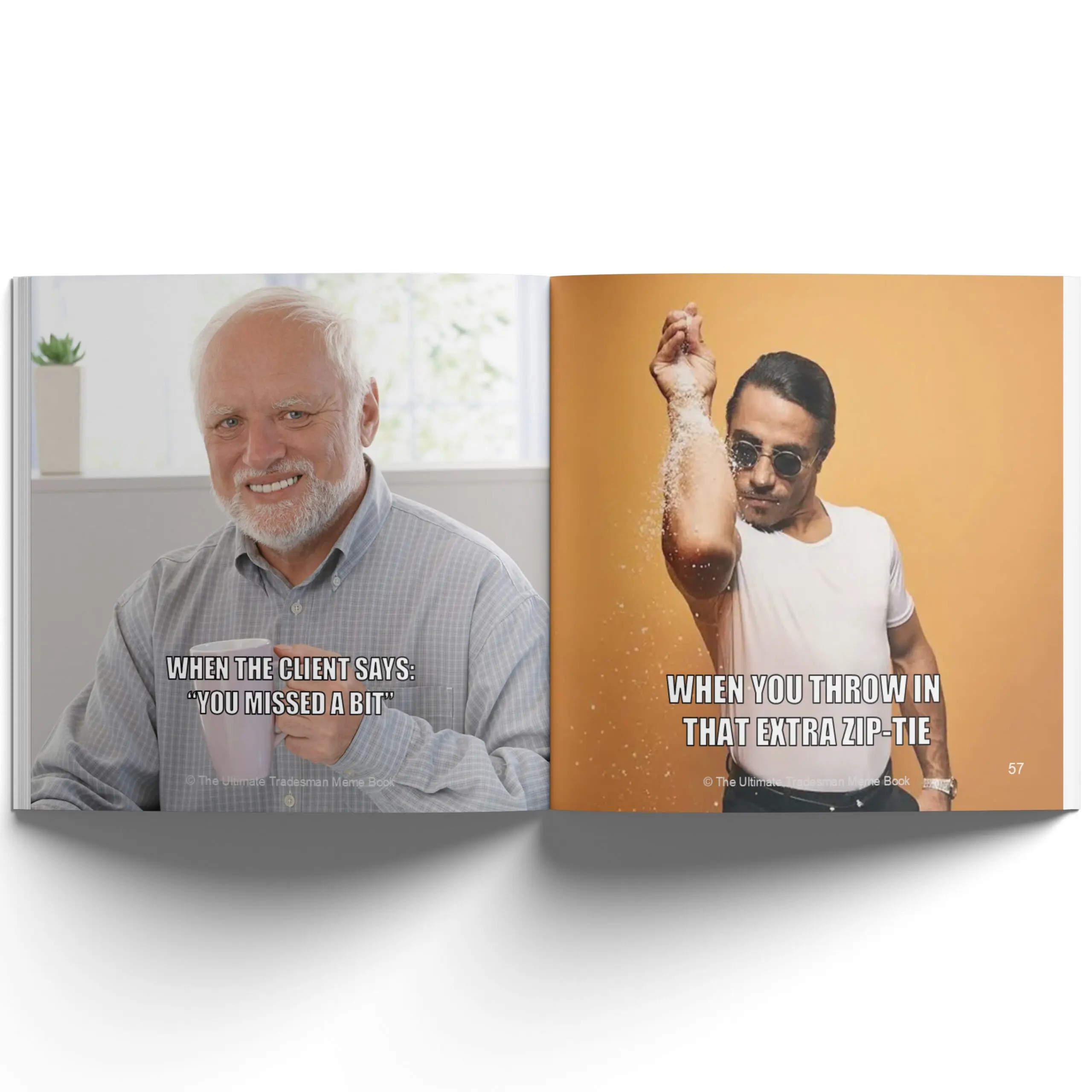 Ultimate Tradesman Meme Book