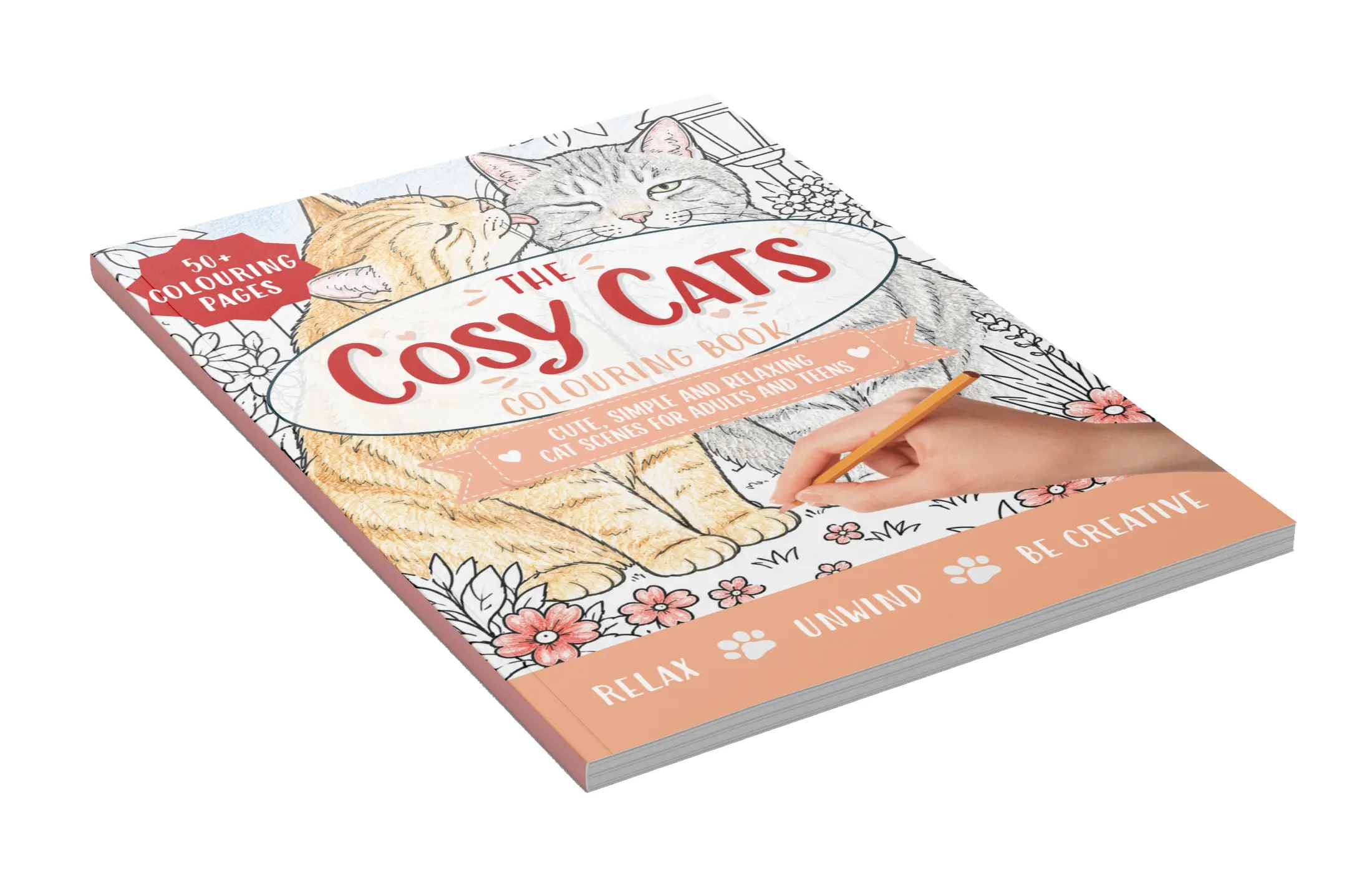 Cosy Cat Colouring Book