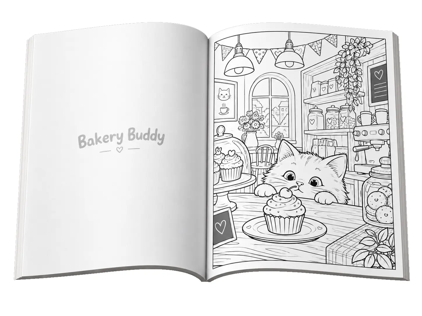 Cosy Cat Colouring Book