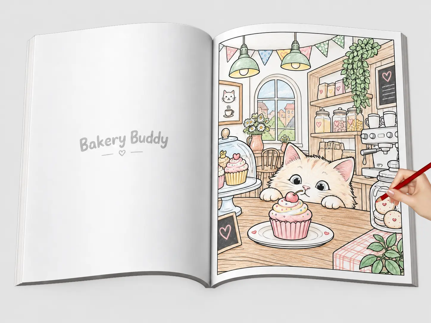 Cosy Cat Colouring Book
