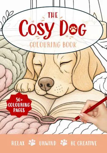 Cosy Dog Colouring Book