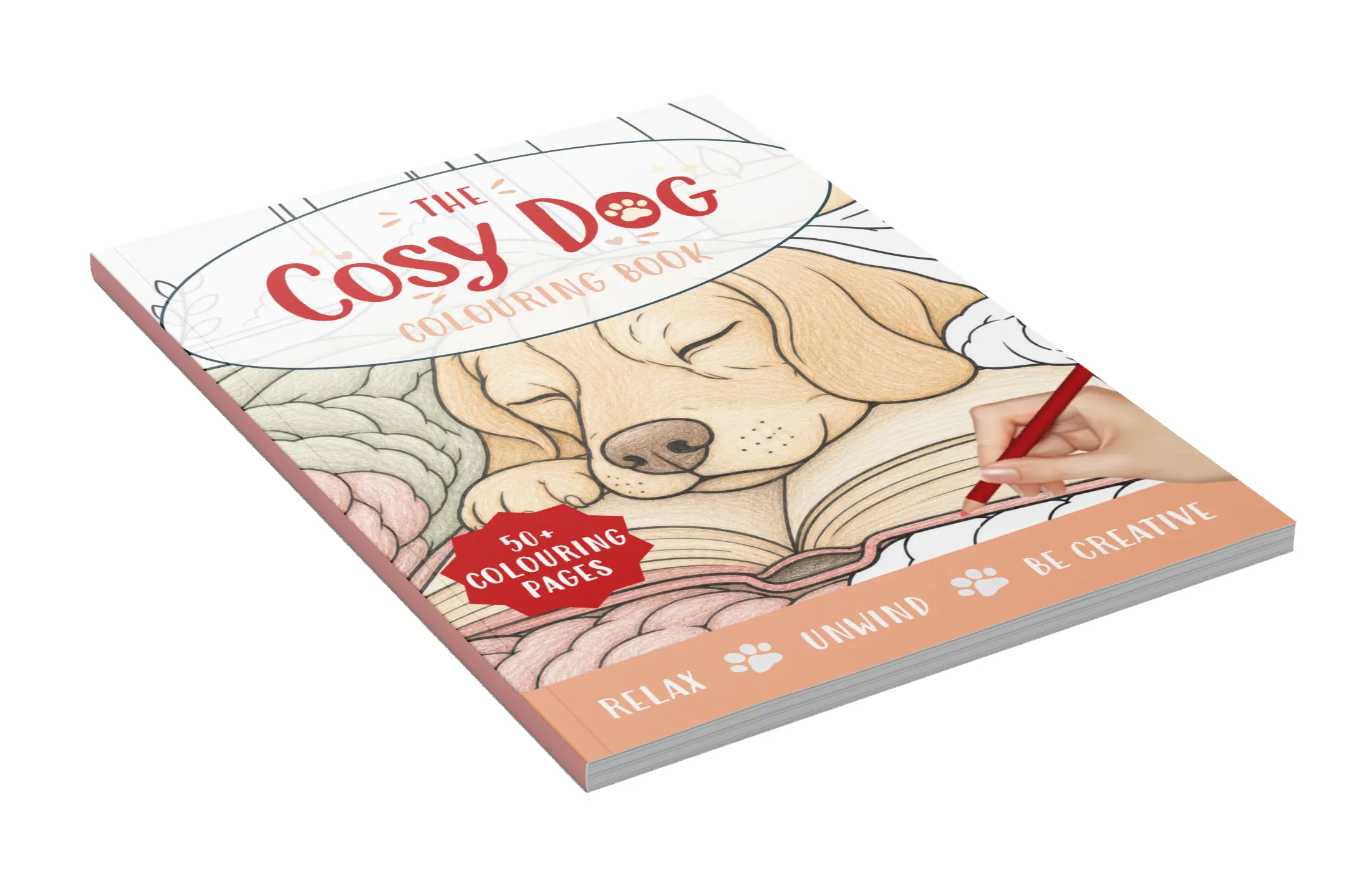 Cosy Dog Colouring Book