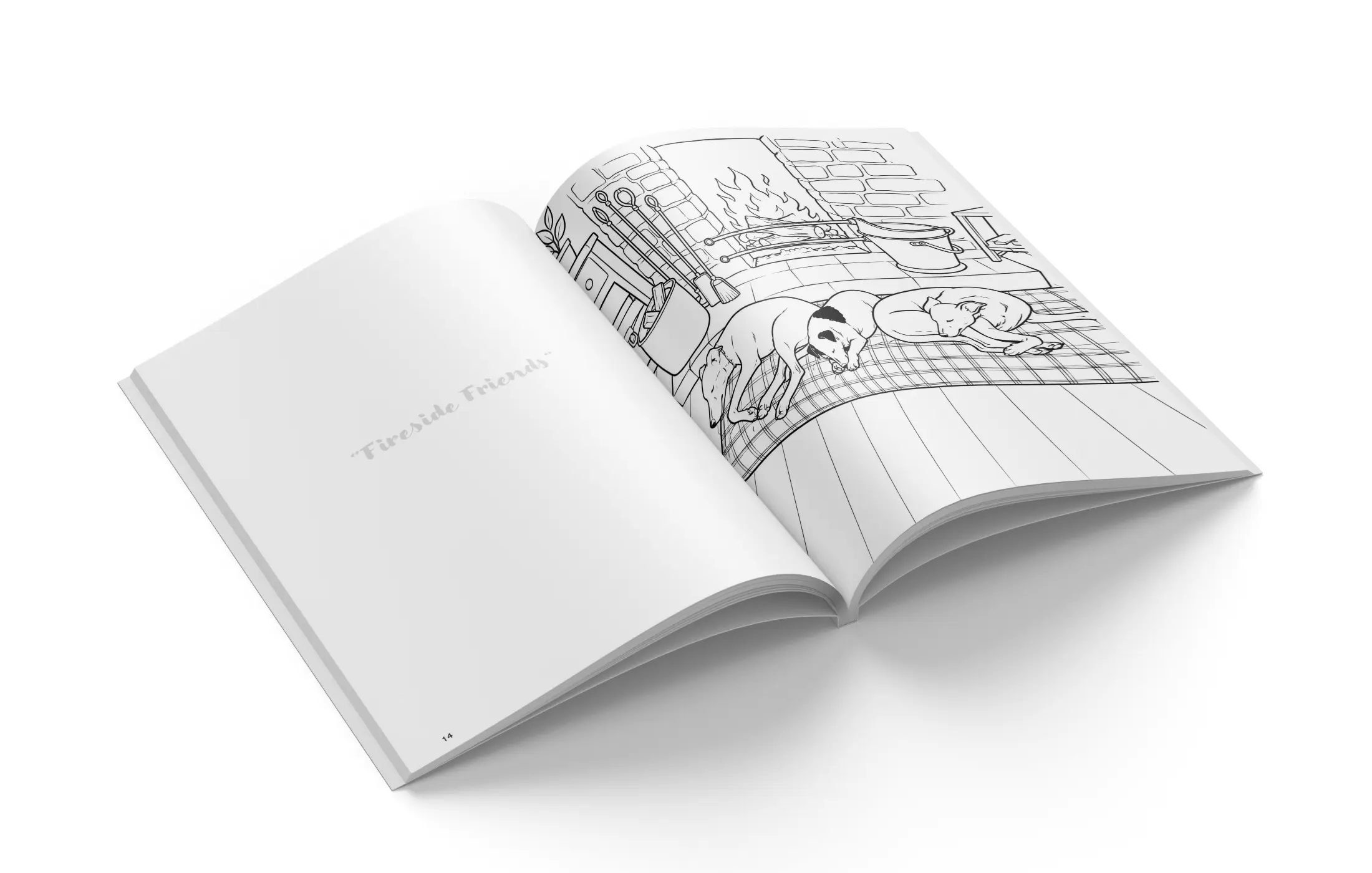 Cosy Dog Colouring Book