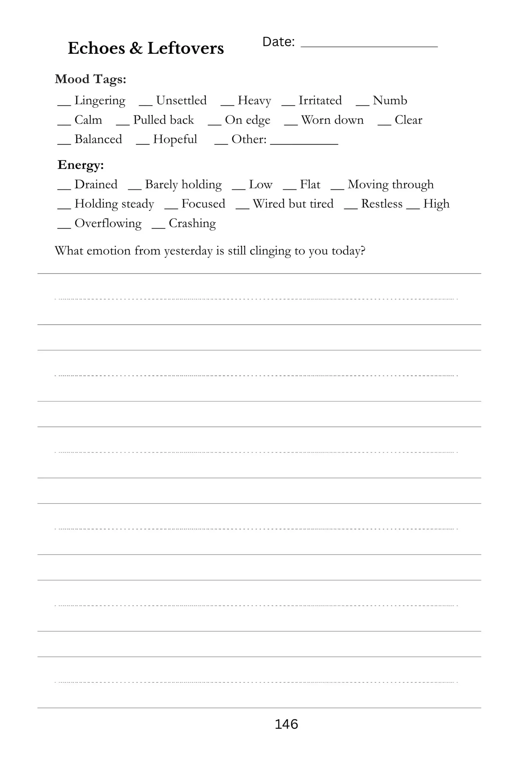 THE UNRAVELING: A Reconstruction Journal - Decompress and Uncover Your Way Back
