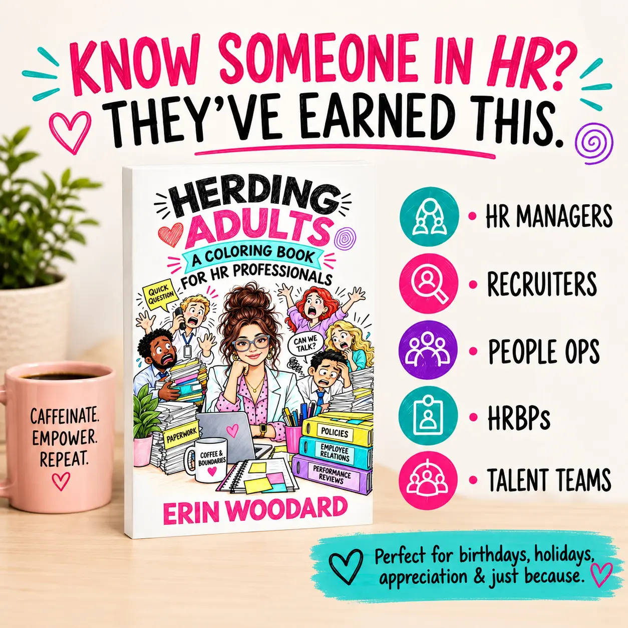 Herding Adults: A Coloring Book for HR Professionals