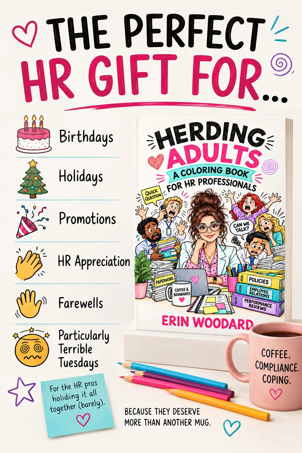 Herding Adults: A Coloring Book for HR Professionals