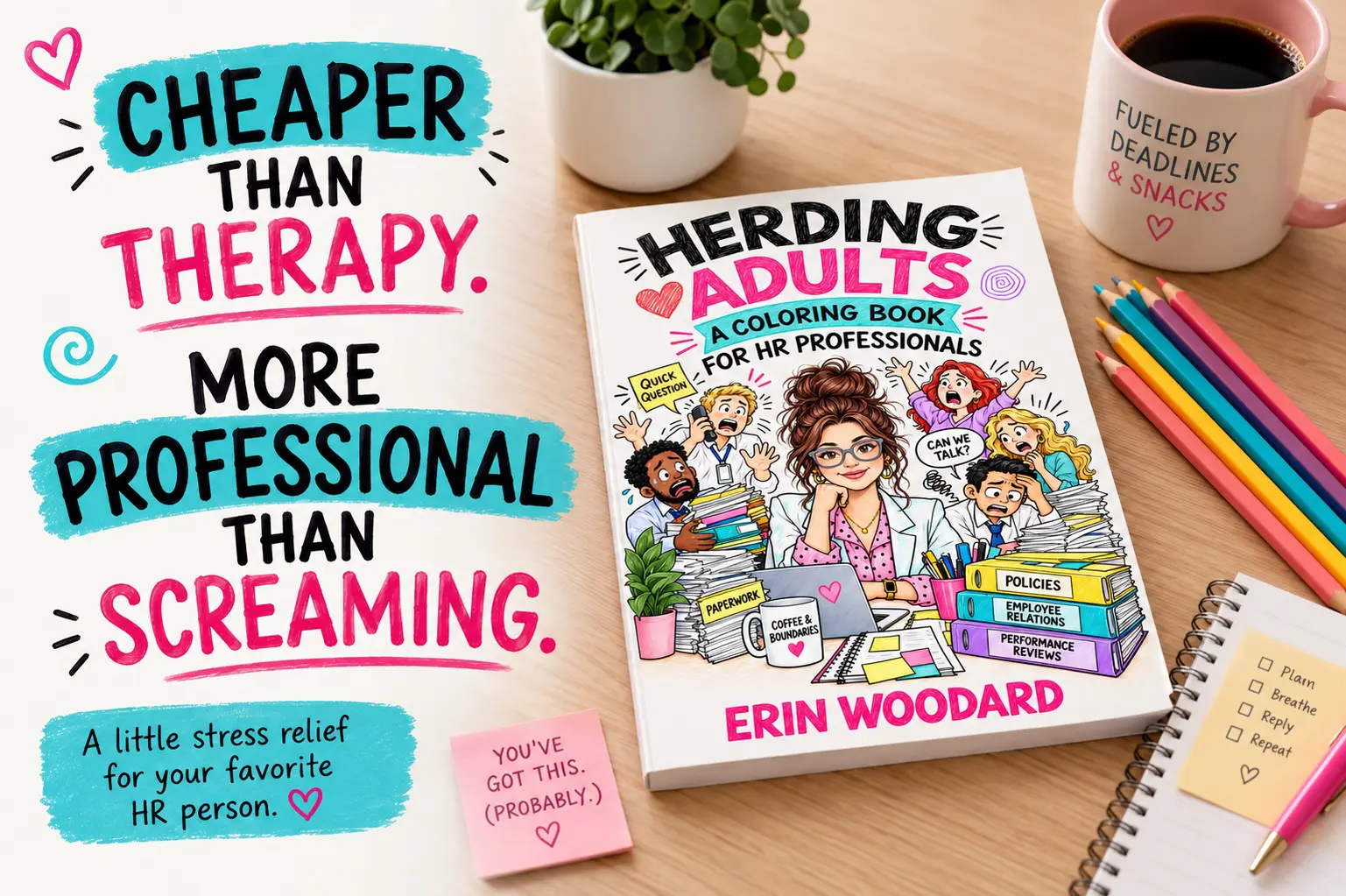 Herding Adults: A Coloring Book for HR Professionals