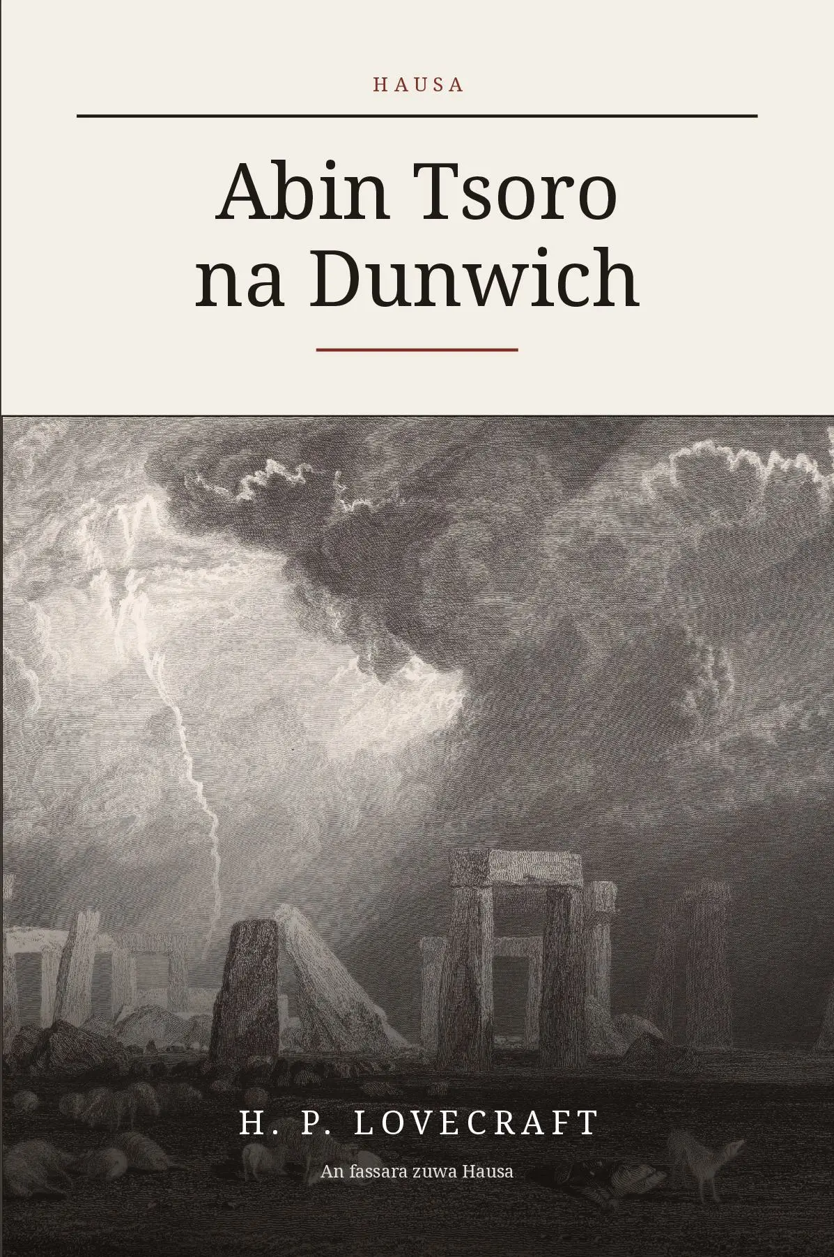 The Dunwich Horror in Hausa (Abin Tsoro na Dunwich a Hausa)