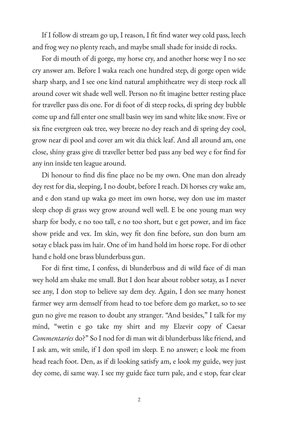Carmen in Nigerian Pidgin (Carmen for Naija Pidgin)