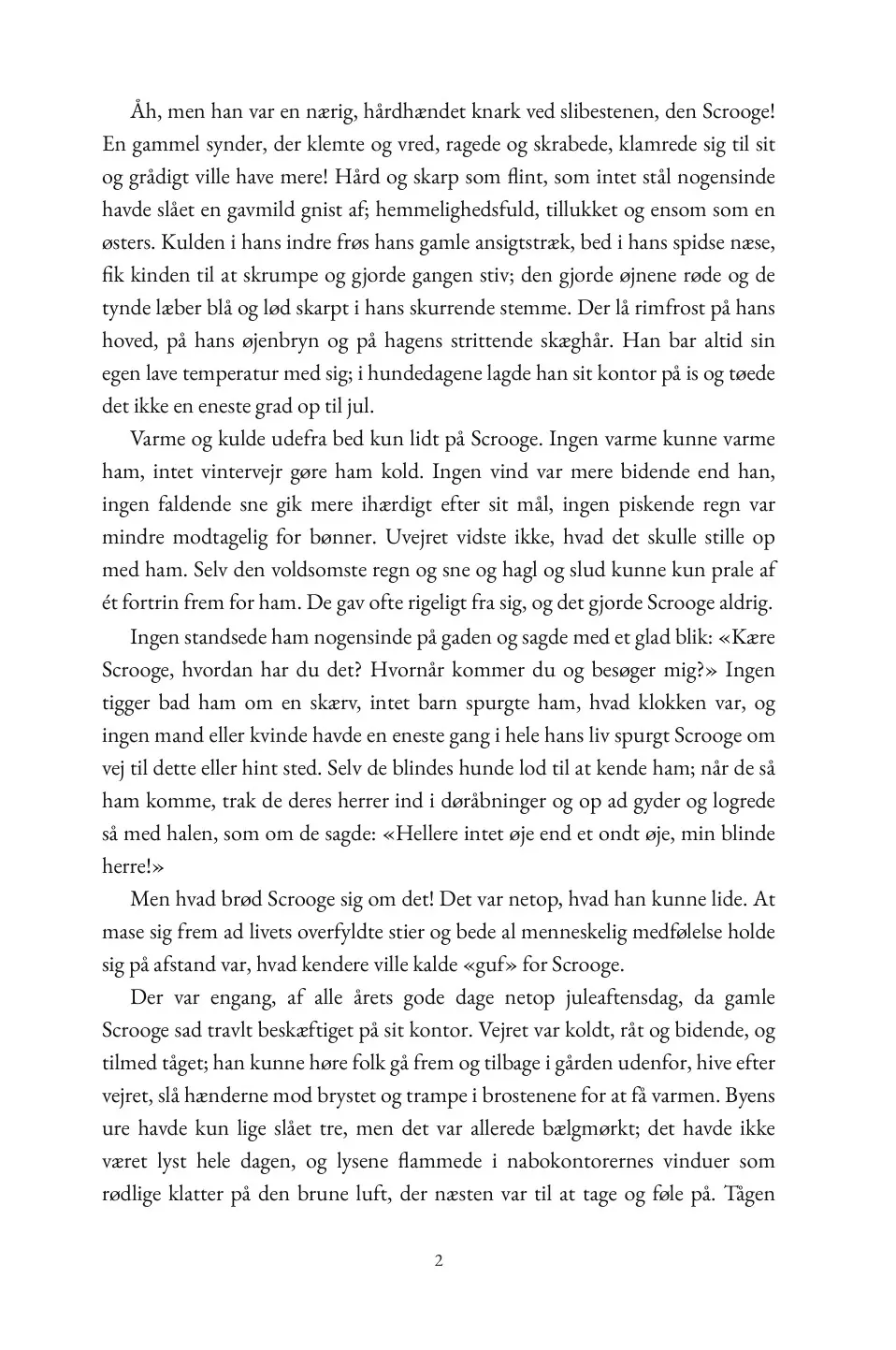 A Christmas Carol in Danish (Et juleeventyr på dansk)