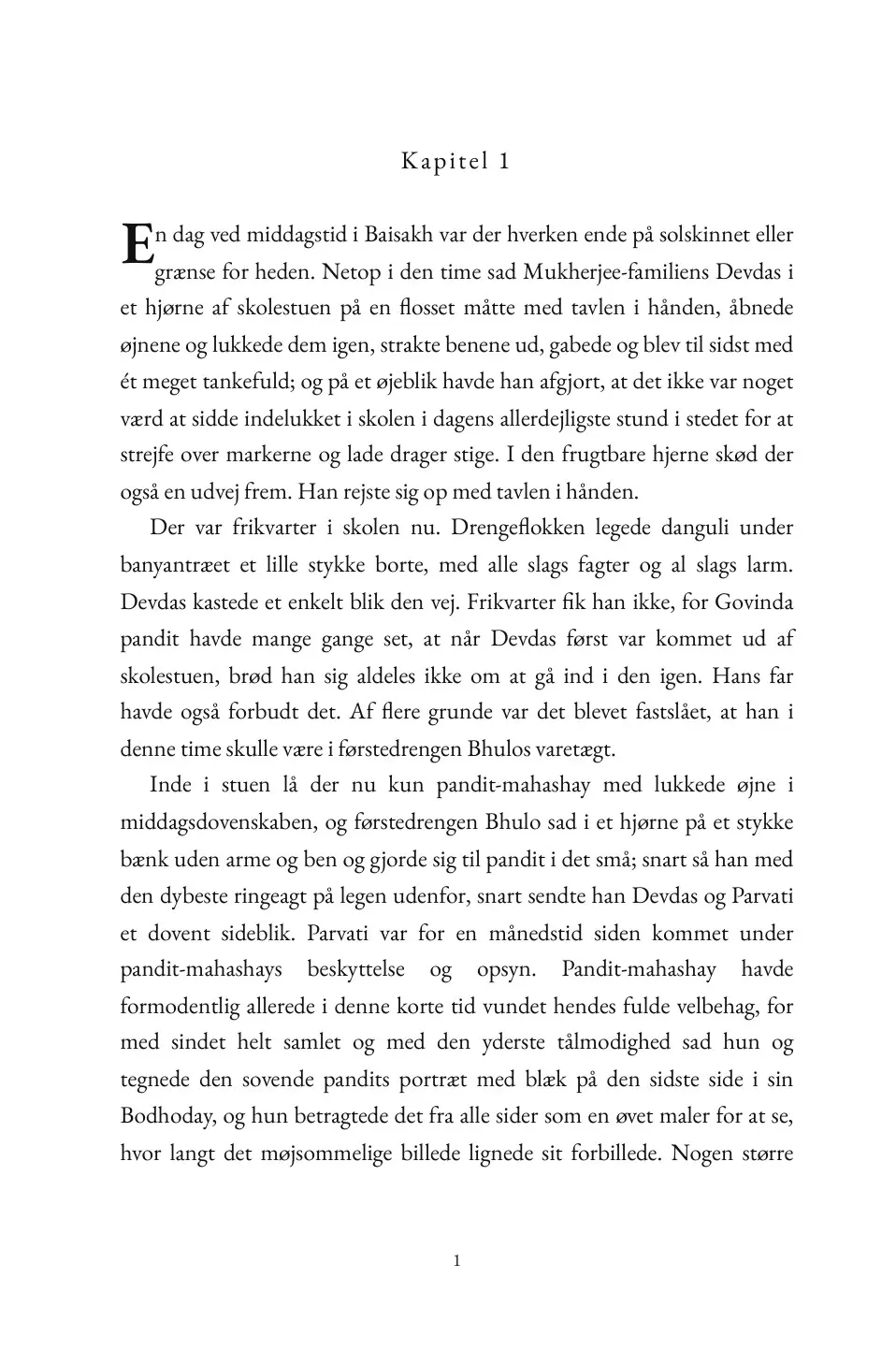 Devdas in Danish (Devdas på dansk)