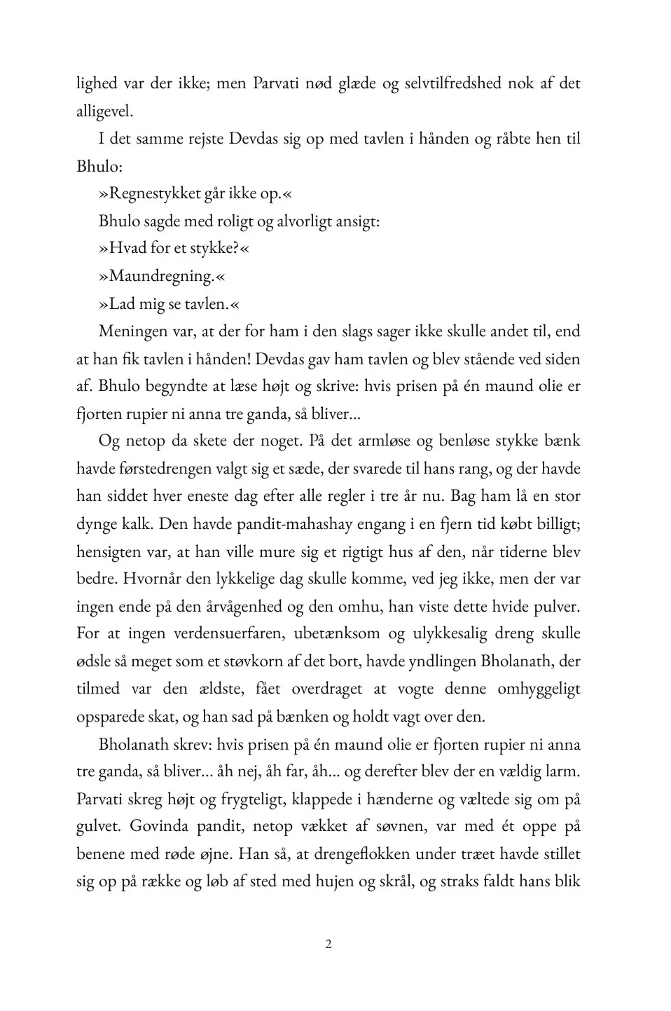 Devdas in Danish (Devdas på dansk)