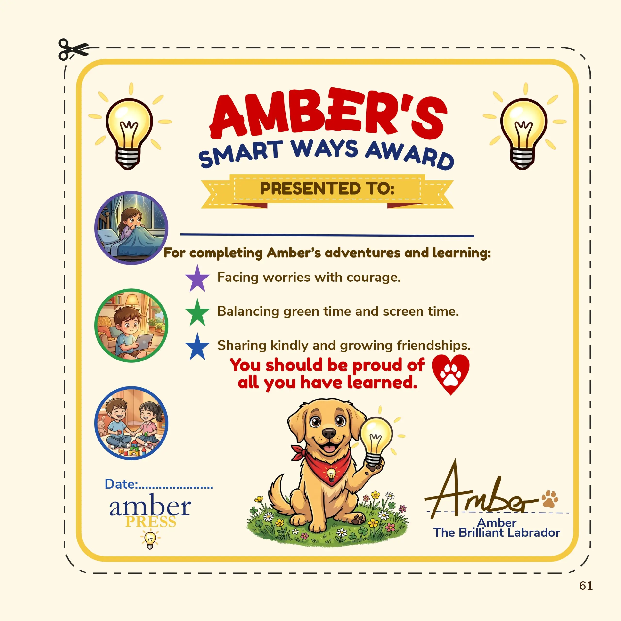 Amber the Brilliant Labrador
