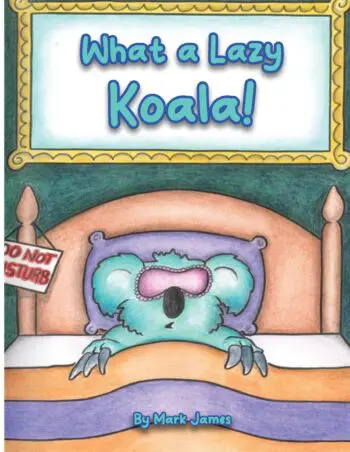 What a lazy koala!