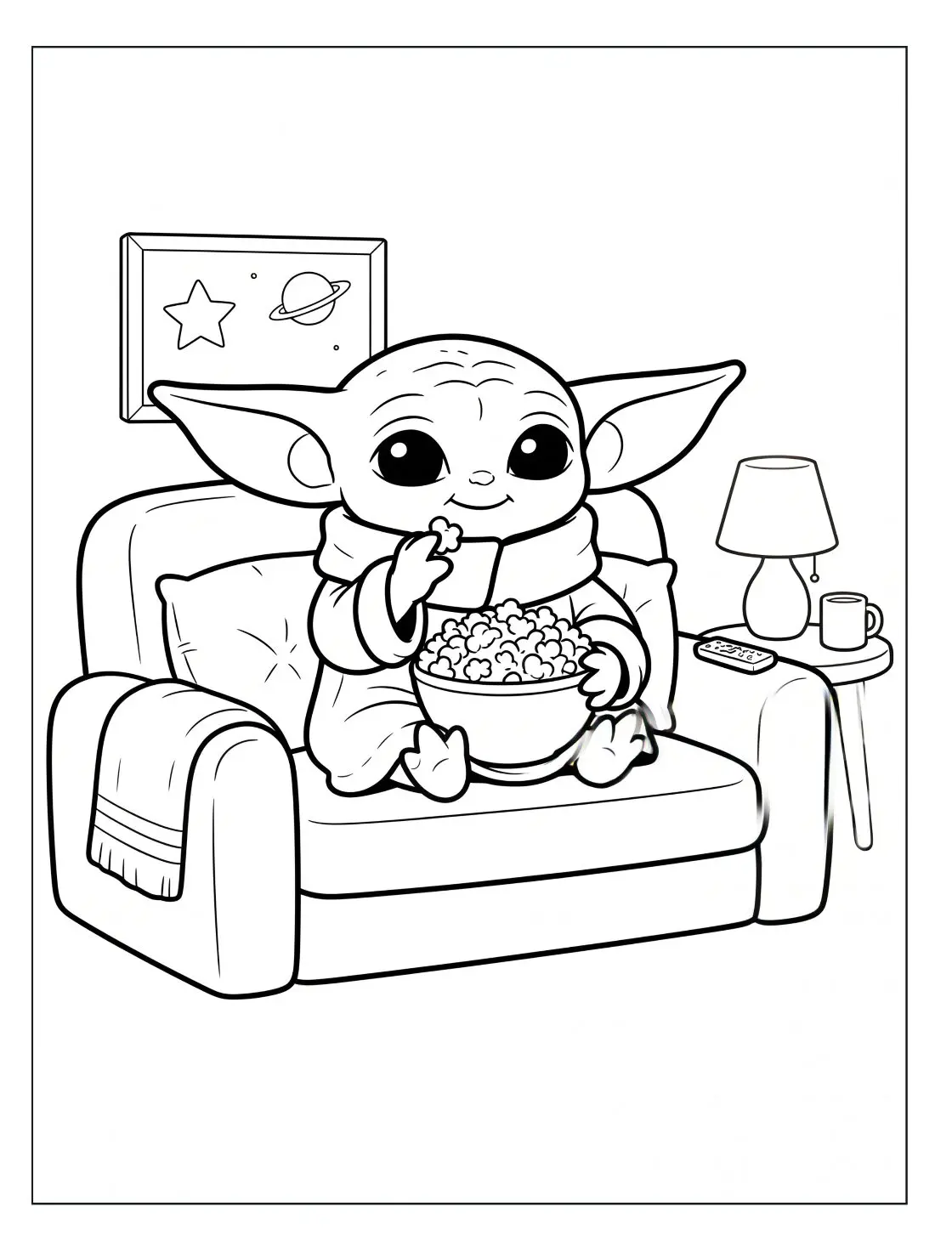 Grogu Coloring Book