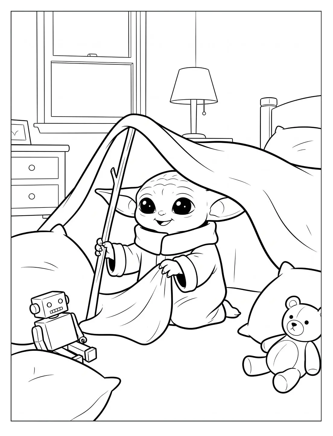 Grogu Coloring Book