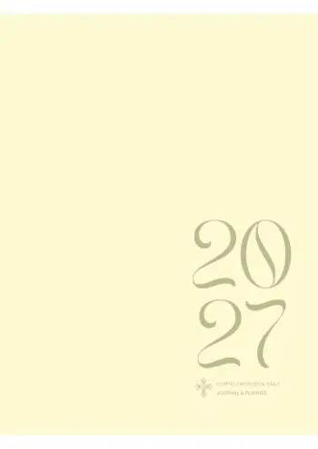 2027 Coptic Orthodox Journal & Planner (non-Australian)