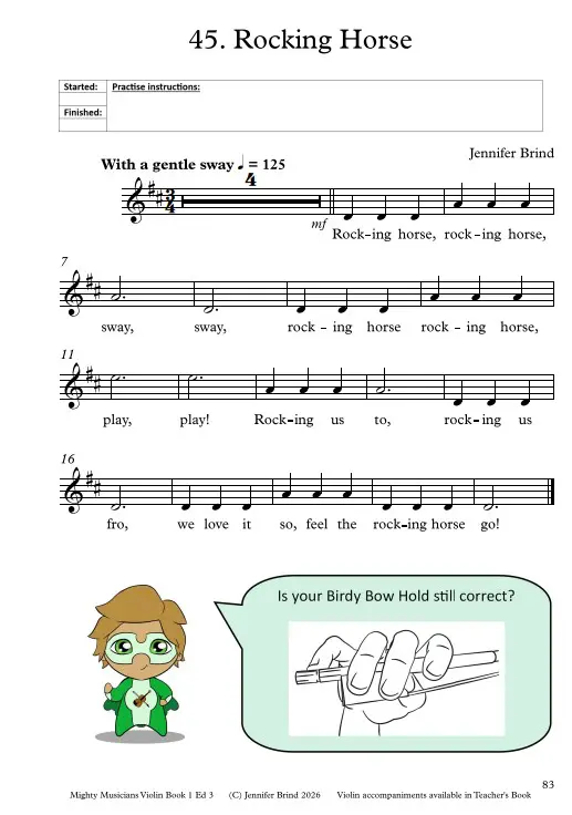 Mighty Musicians Violin Book 1 Edition 3