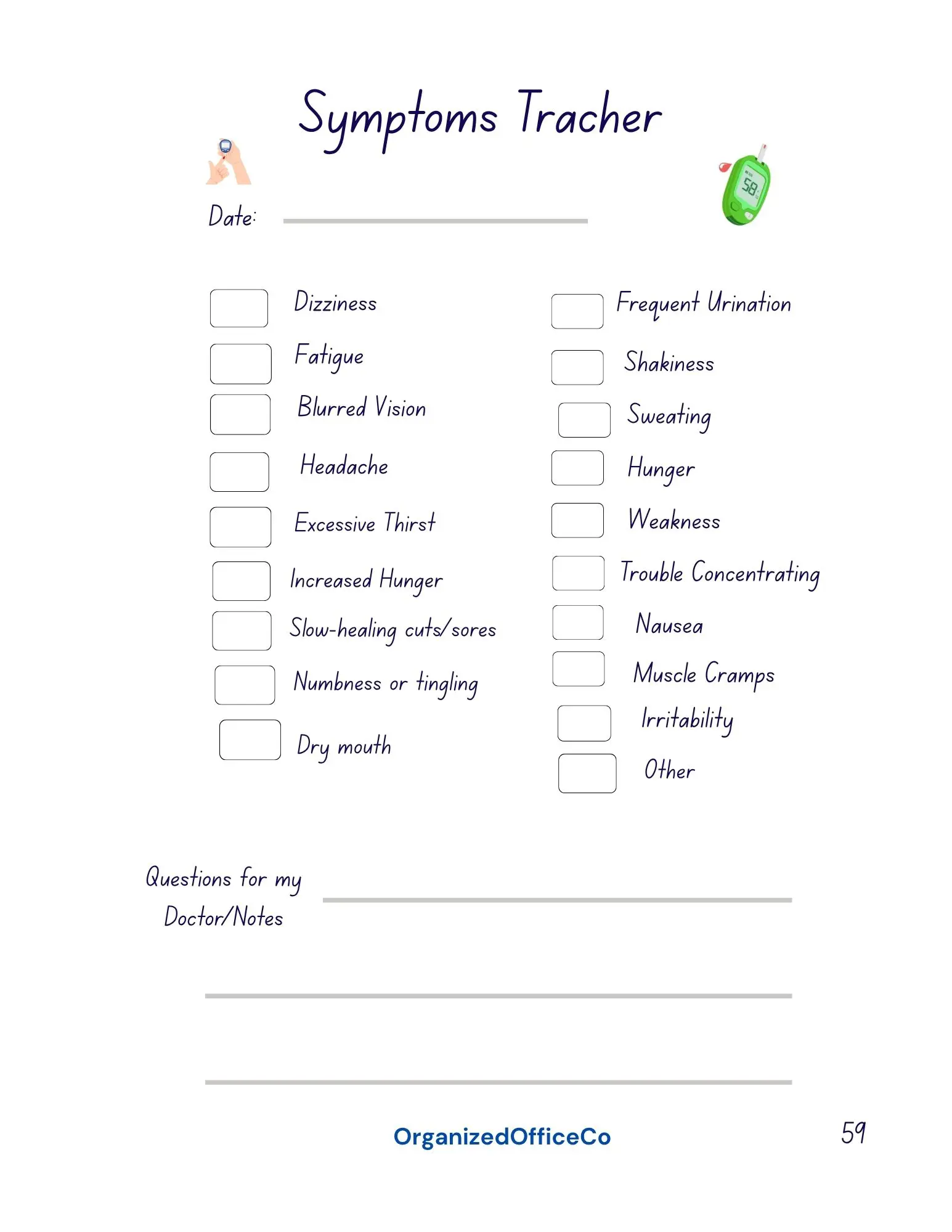 My Diabetes Wellness Journal