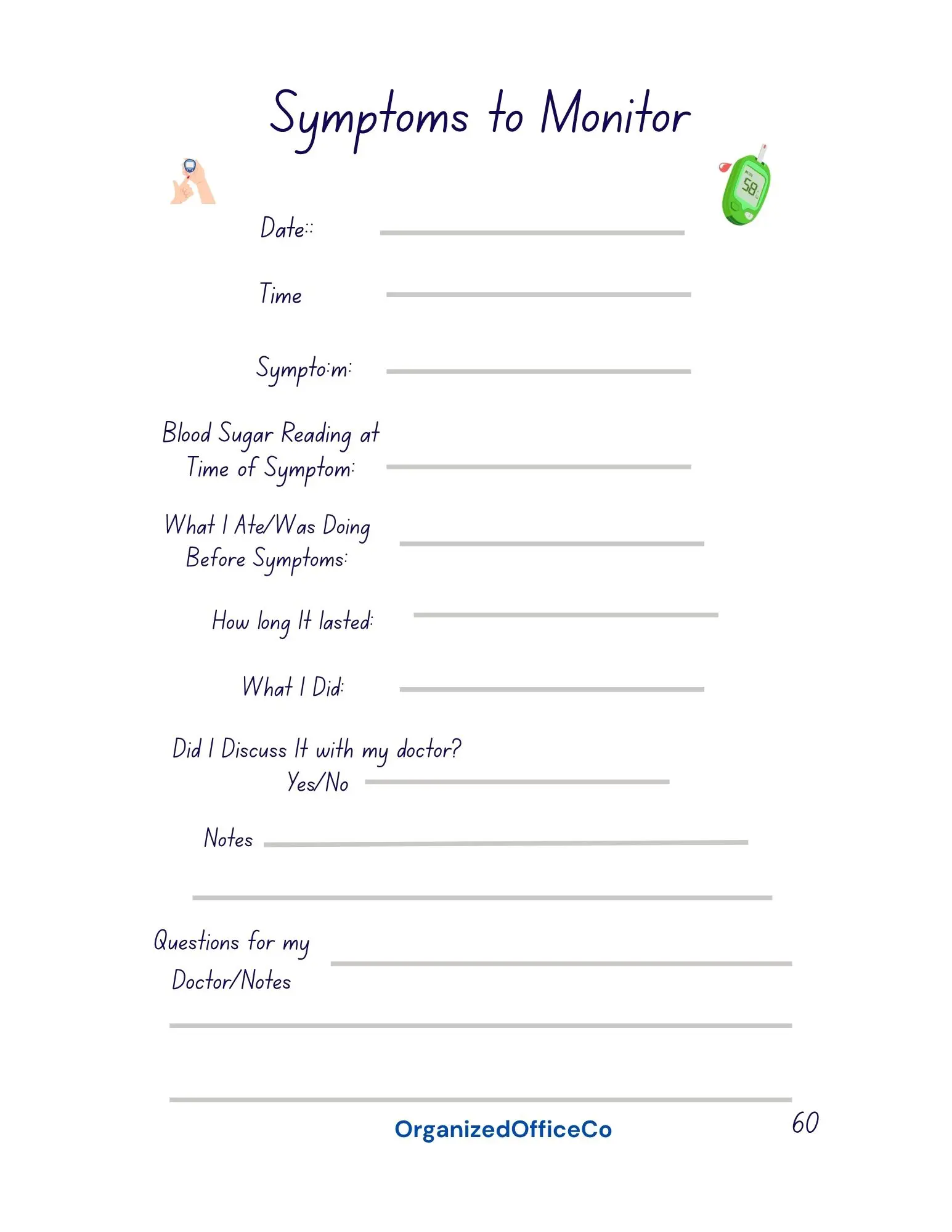 My Diabetes Wellness Journal
