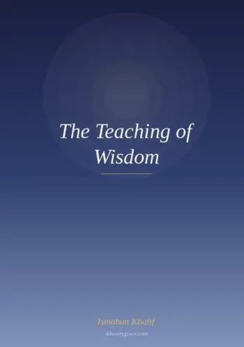 The teaching of wisdom