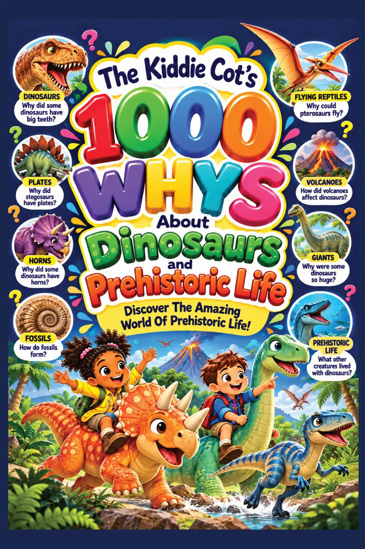 The Kiddie Cot's 1000 WHYs About Dinosaurs and Prehistoric Life Paperback