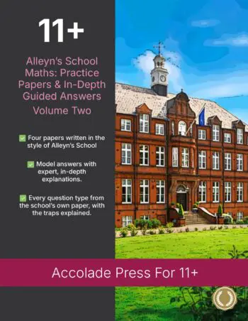 11+ Maths: Alleyn’s School