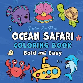 Ocean Safari Bold & Easy Coloring Book