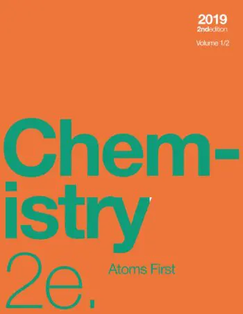 Chemistry: Atoms First 2e, Volume 1/2 (paperback, b&w)