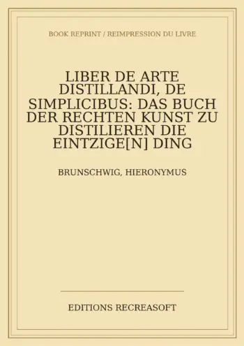Liber de arte distillandi de Simplicibus (1500)