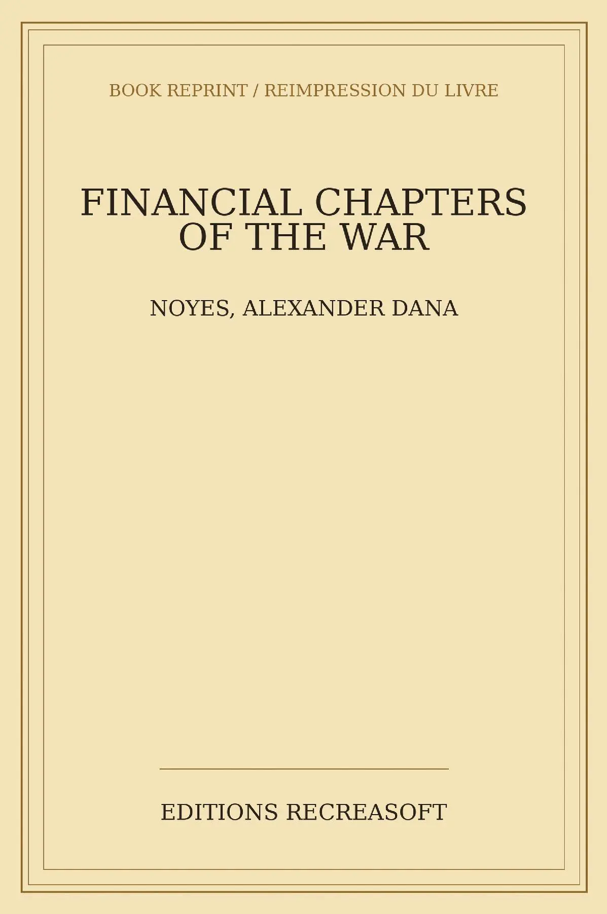 Financial Chapters of the War (1917)