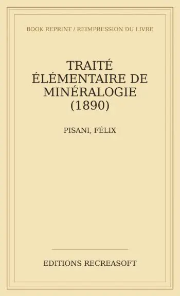 Traité élémentaire de minéralogie