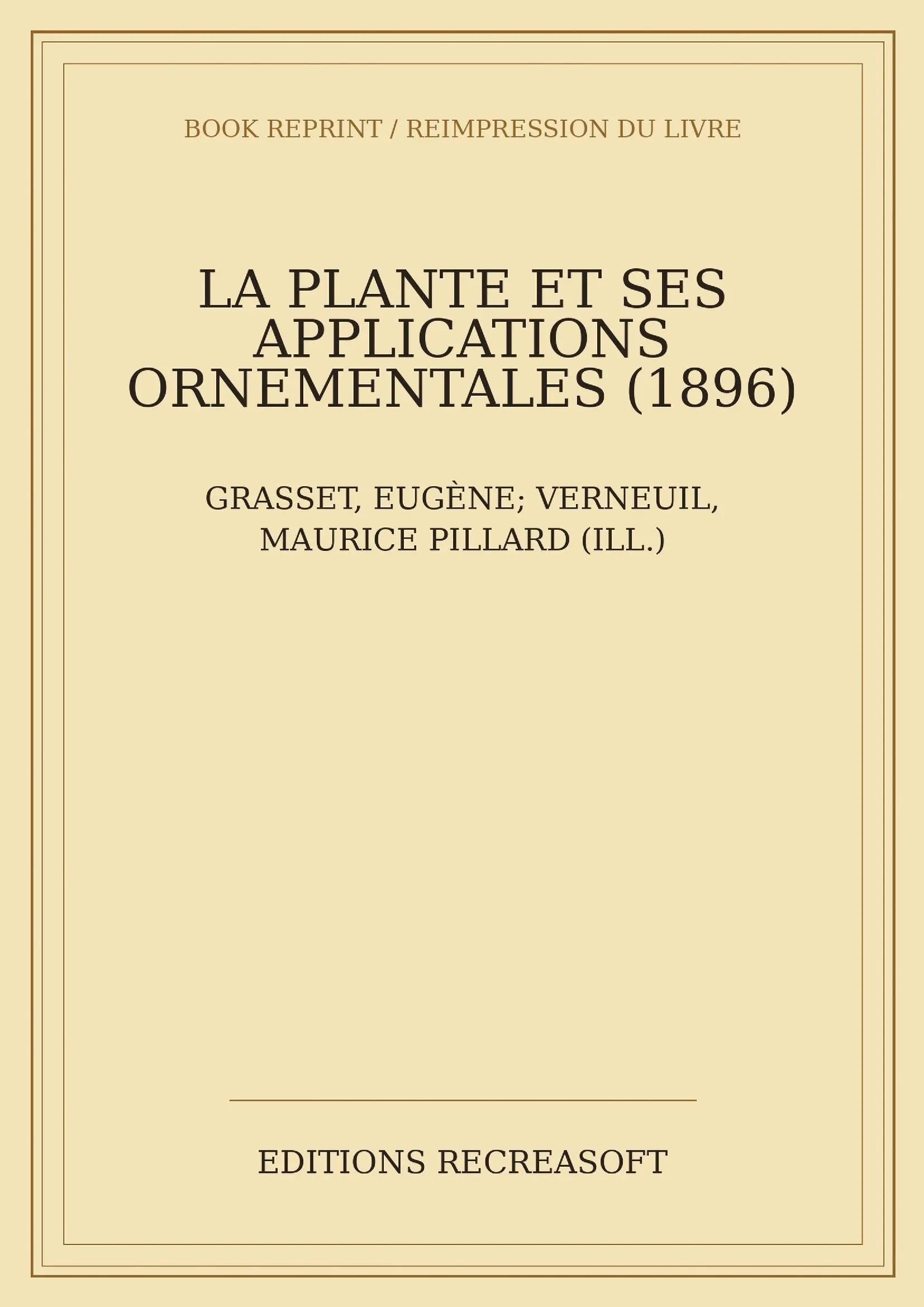 La plante et ses applications ornementales