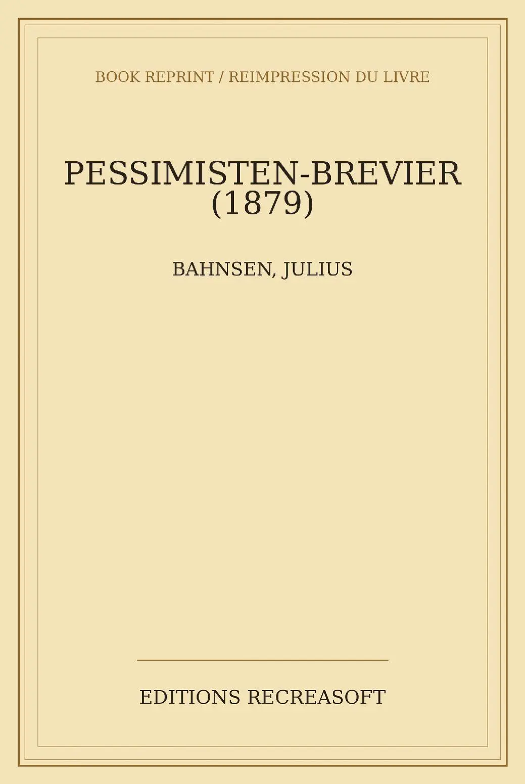 Pessimisten-Brevier