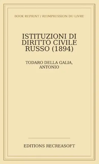 Istituzioni di diritto civile russo