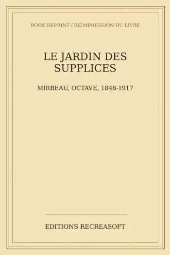 Le Jardin des supplices