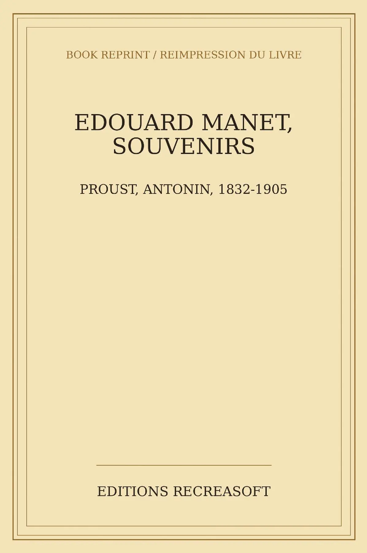 Édouard Manet, souvenirs