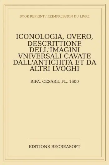 Iconologia overo Descrittione dell'imagini universali