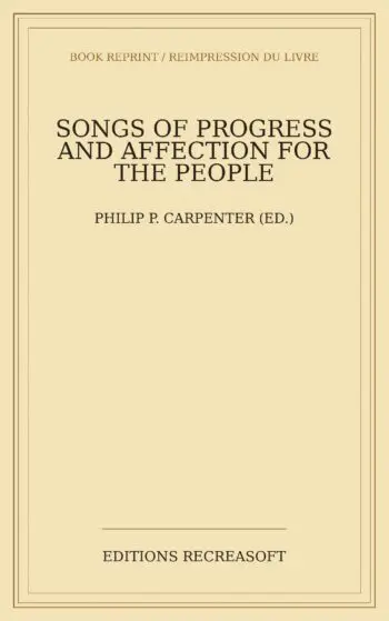 Songs of Progress and Affection for the People (1857)