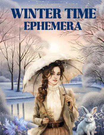 Winter Time Ephemera Book