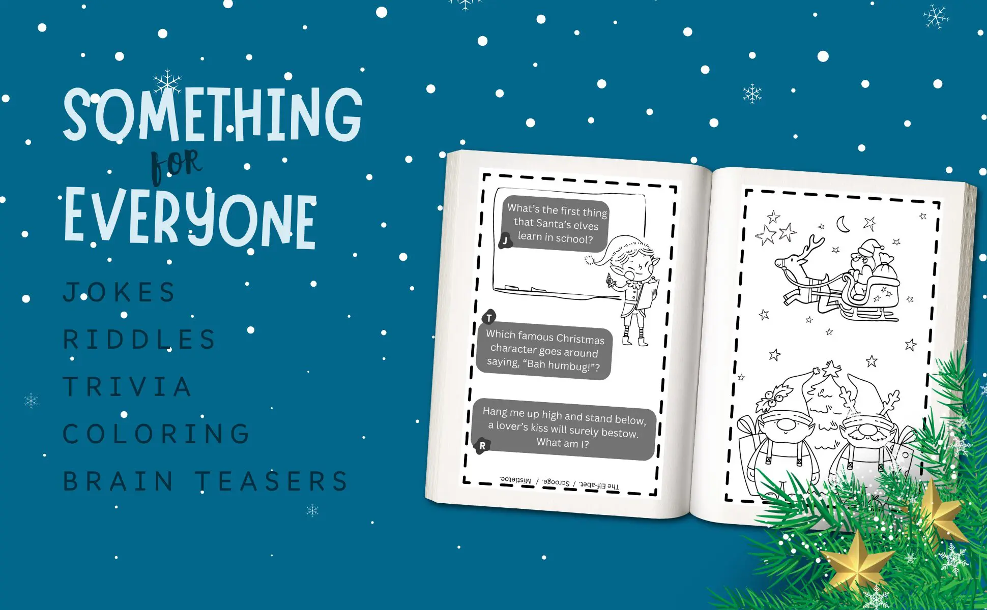 Christmas Joke Book For Kids: North Pole Nonsense - Hilarious Holiday Humor for Children Ages 7-12 | Funny Xmas Riddles, Activities & Silly Knock Knock Jokes for Boys and Girls
