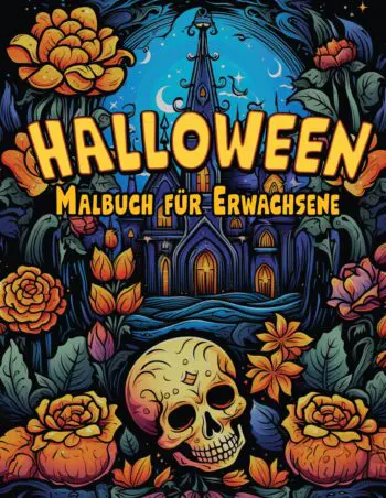Halloween Malbuch für Erwachsene