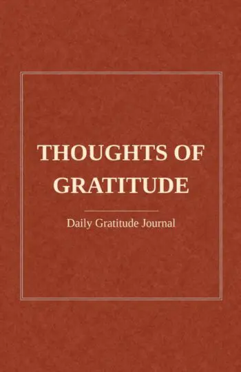 Thoughts Of Gratitude Hardcover